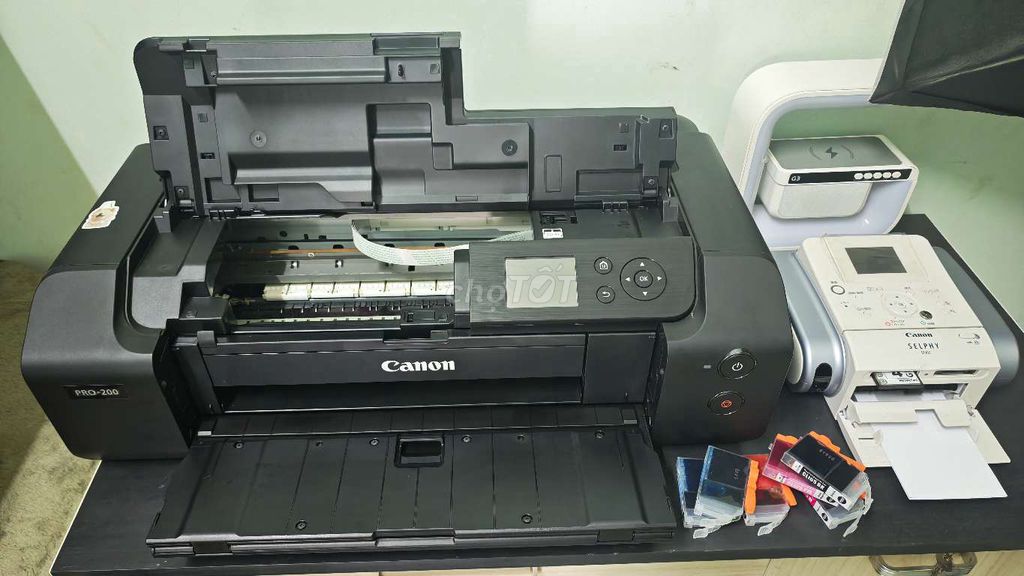 Máy in Canon Pro-200 Đen Mực UV, Ds S810, loa G3. Mua bán Đồ dùng văn phòng tại Thị xã Phú Mỹ Bà Rịa - Vũng Tàu được đăng bởi cong hình 1