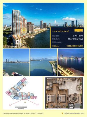 Apartment 86 m² · 2 bed · Sun Symphony Residence