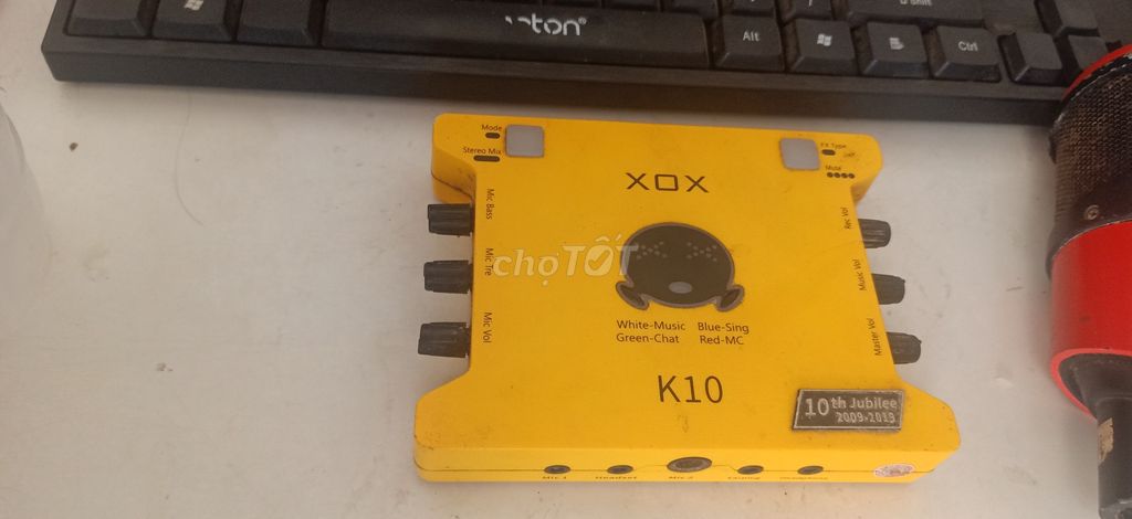 Sound card XOX K10 Vàng. Mua bán Tivi, Âm thanh tại Thành phố Đồng Xoài Bình Phước được đăng bởi Thế ngọc Trần hình 1