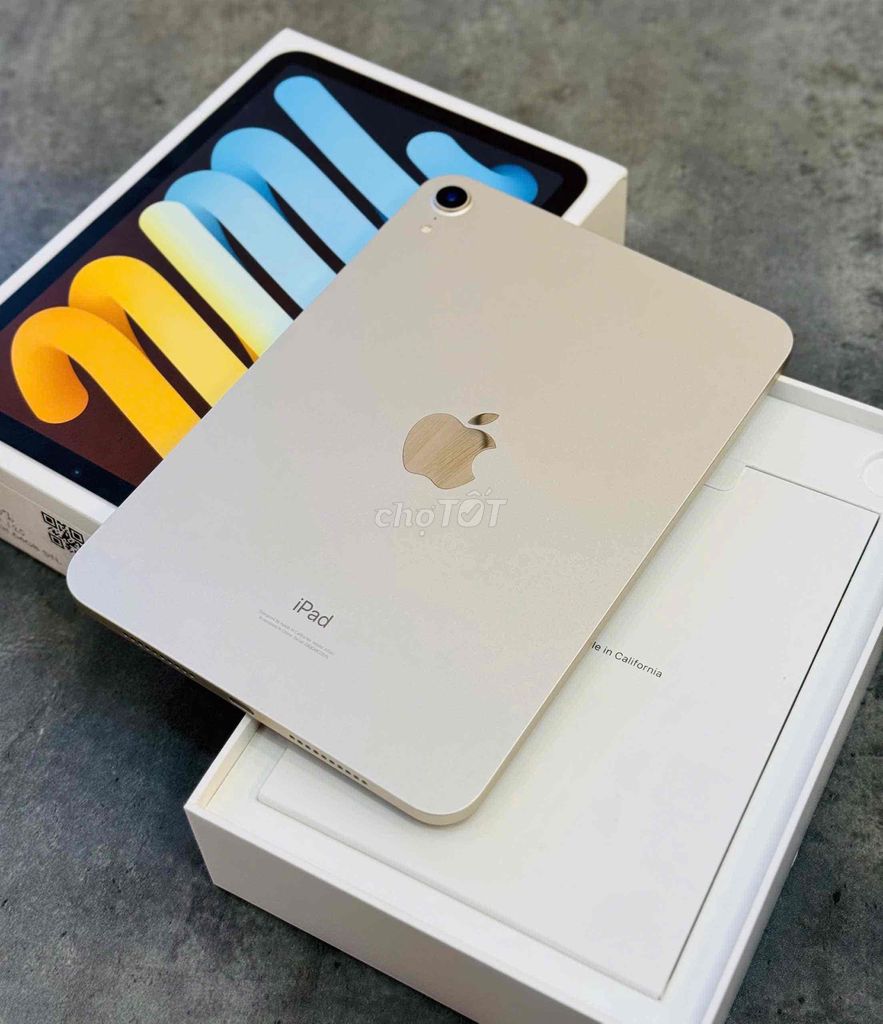 Ipad Mini 6 Starlight 64gb New Mới Chưa sạc