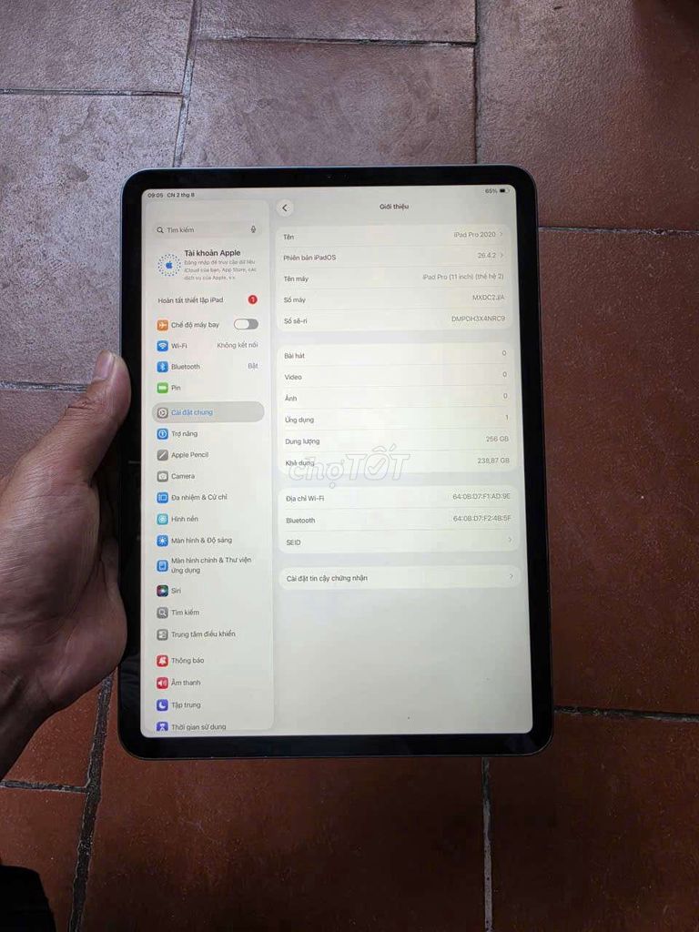 Apple iPad Pro 2020 256GB . Mua bán Máy tính bảng tại Quận Bắc Từ Liêm Hà Nội được đăng bởi lan hình 1