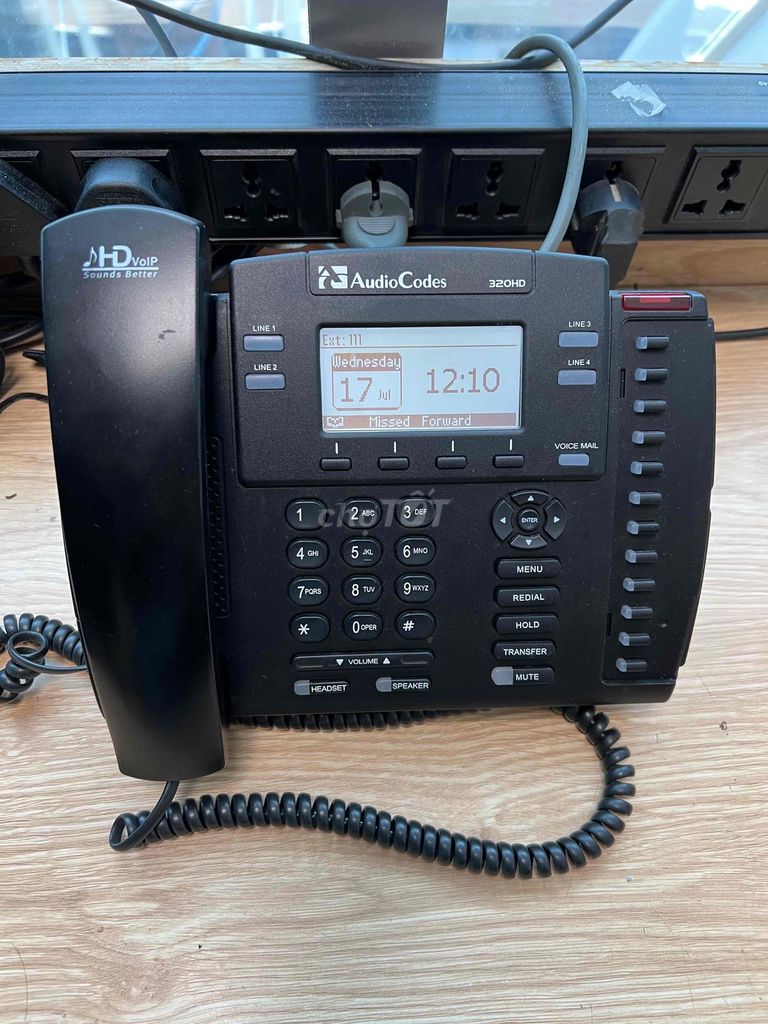 Điện thoại bàn chuẩn SIP có Poe AudioCodes 320HD. Mua bán Điện thoại tại Quận 3 Tp Hồ Chí Minh được đăng bởi Tan Nguyen hình 1