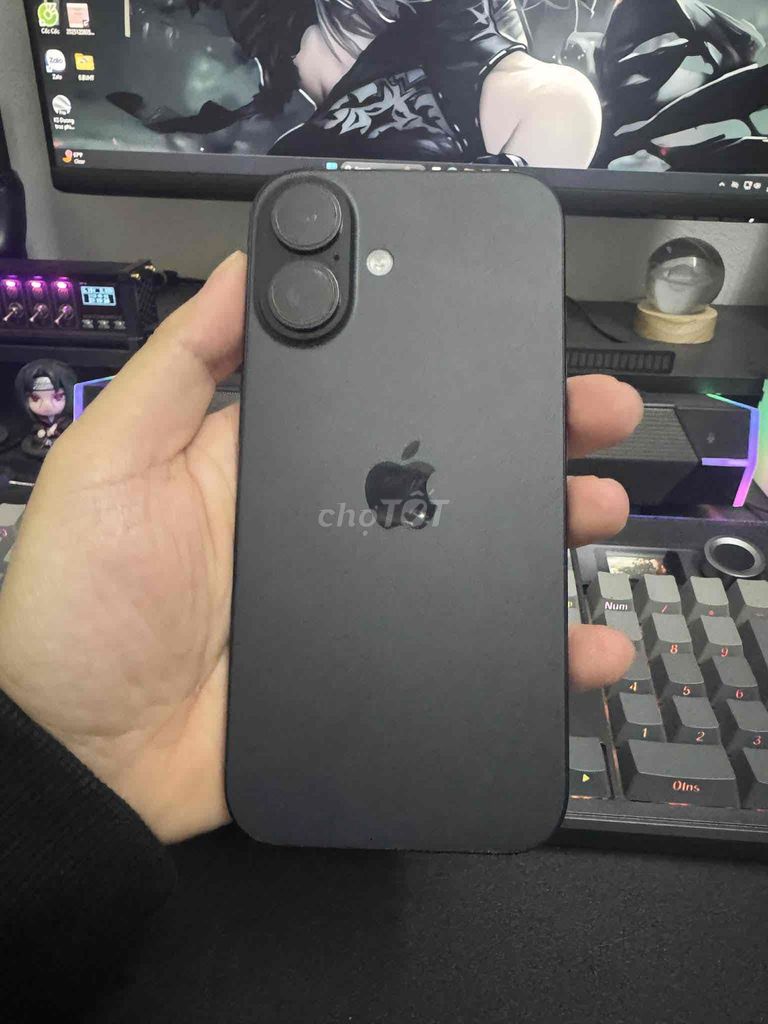 iphone 16 đen quốc tế 128gb đẹp kengg  pin 100% sạ. Mua bán Điện thoại tại Huyện Thanh Trì Hà Nội được đăng bởi Phạm Tuấn hình 1