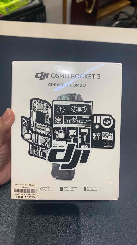 Máy quay DJI Osmo Pocket 3 Trắng Creator Combo. Mua bán Máy ảnh, Máy quay tại Quận Ninh Kiều Cần Thơ được đăng bởi Minh Phát hình 1