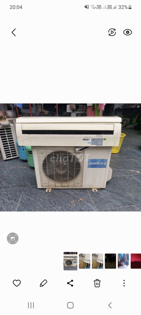Điều hòa Sumikura đã sử dụng chưa sửa chữa. Mua bán Máy lạnh, điều hoà tại Huyện Đông Anh Hà Nội được đăng bởi Tùng lâm hình 1