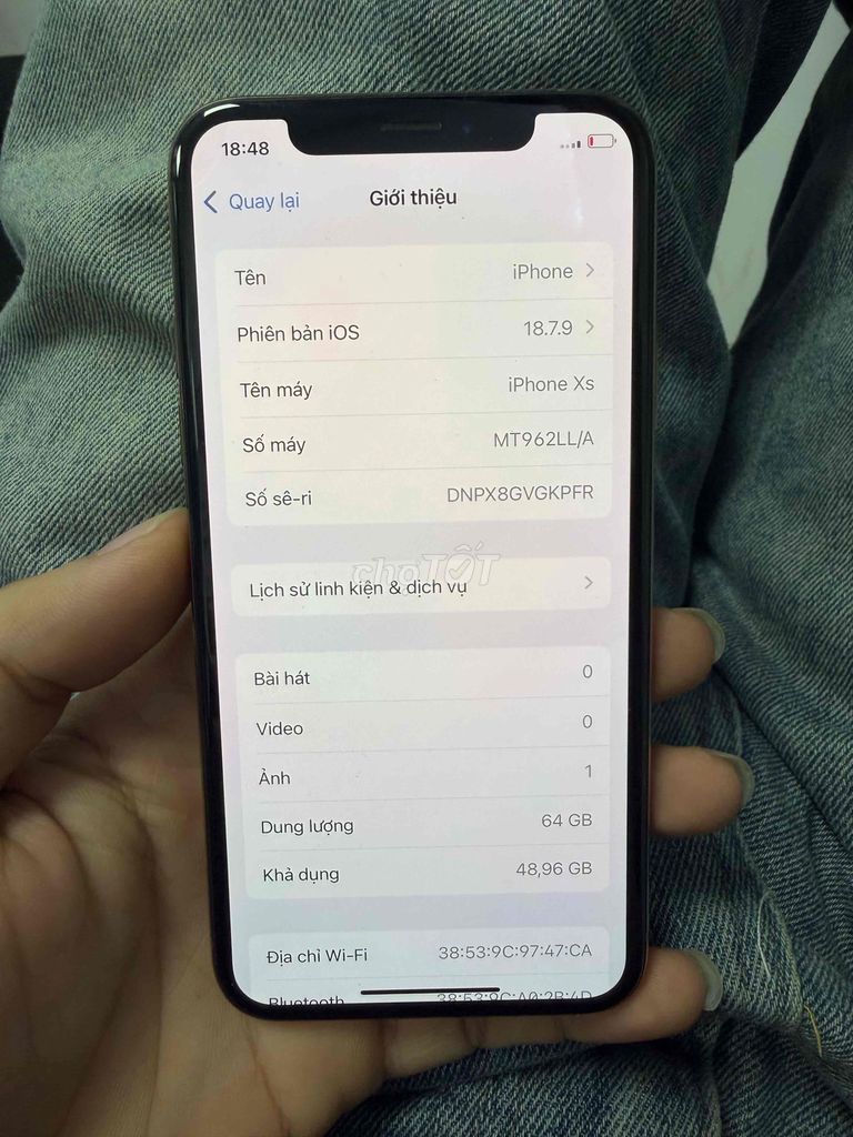 Apple iPhone XS 64GB Vàng Quốc tế. Mua bán Điện thoại tại Quận Đống Đa Hà Nội được đăng bởi Duy Vũ hình 1