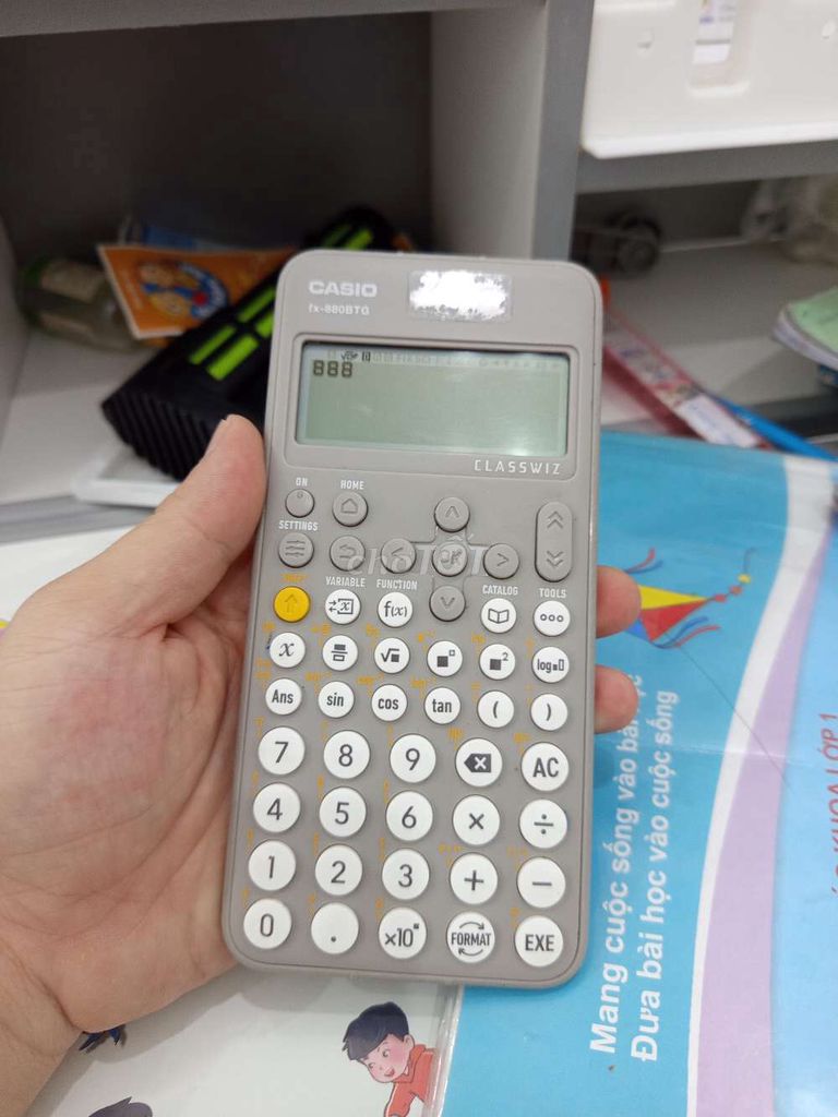 Máy tính Casio FX-880BTG Xám. Mua bán Đồ dùng văn phòng tại Thành phố Huế Thừa Thiên Huế được đăng bởi Rôn hình 1