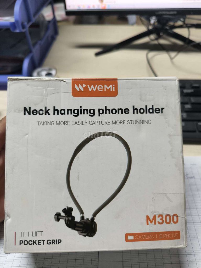 Giá đỡ điện thoại WEMi M300 kim loại Đen, Xám. Mua bán Phụ kiện (Màn hình, Chuột...) tại Huyện Bến Lức Long An được đăng bởi Tạp Hoá hình 1