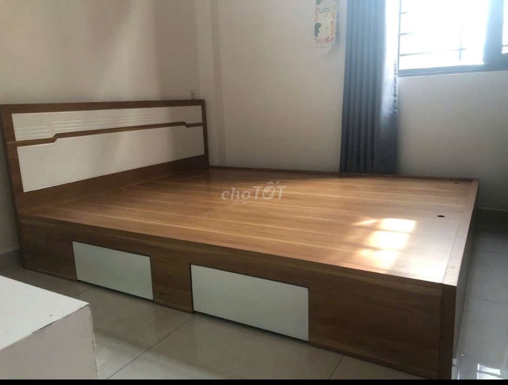 GIƯỜNG GỖ CÔNG NGHIỆP MDF 1M8 2M CÓ 2 HỘP KÉO . Mua bán Giường, chăn ga gối nệm tại Thành phố Thủ Đức Tp Hồ Chí Minh được đăng bởi Tủ nhựa đài loan hoàng quân hình 1