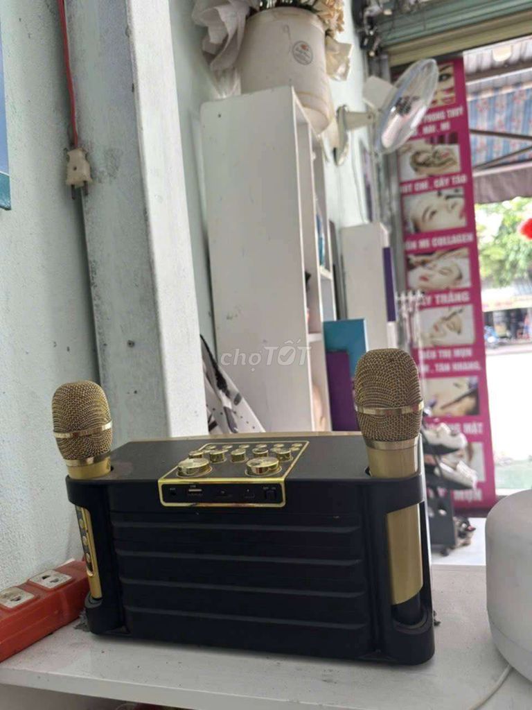 Loa karaoke màu Đen, vàng. Mua bán Tivi, Âm thanh tại Thị xã Bến Cát Bình Dương được đăng bởi hung hình 1