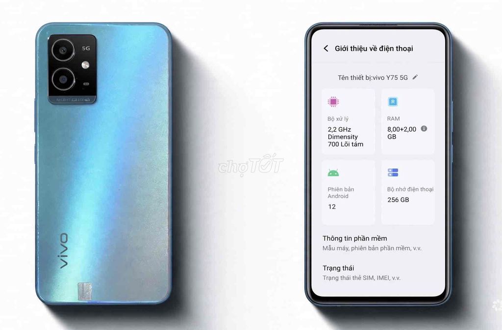 Vivo Y75 5G 8GB/256GB Dimensity 700. Mua bán Điện thoại tại Huyện Hóc Môn Tp Hồ Chí Minh được đăng bởi loc pham hình 1