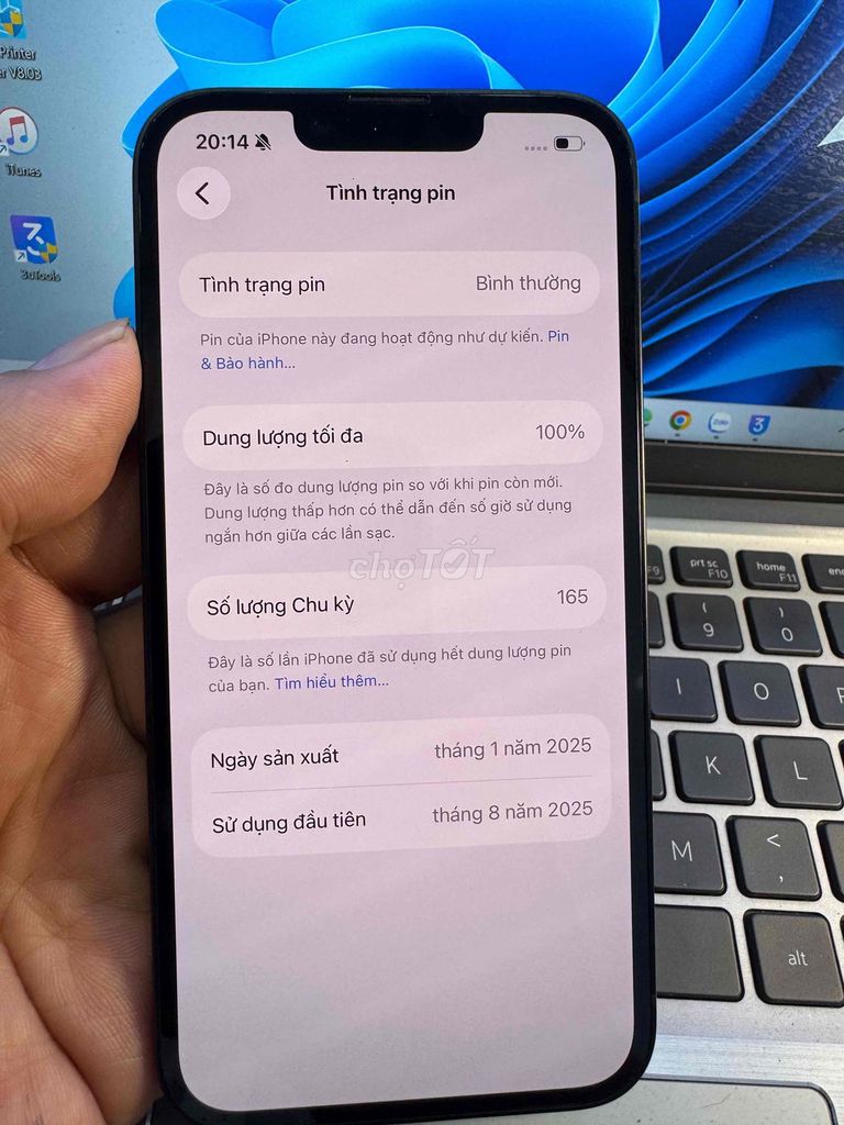iPhone 16E 128GB Đen 99% quốc tế. Mua bán Điện thoại tại Quận 6 Tp Hồ Chí Minh được đăng bởi QUỐC THIÊN BÁN GÓP 0 ĐỒNG  hình 1