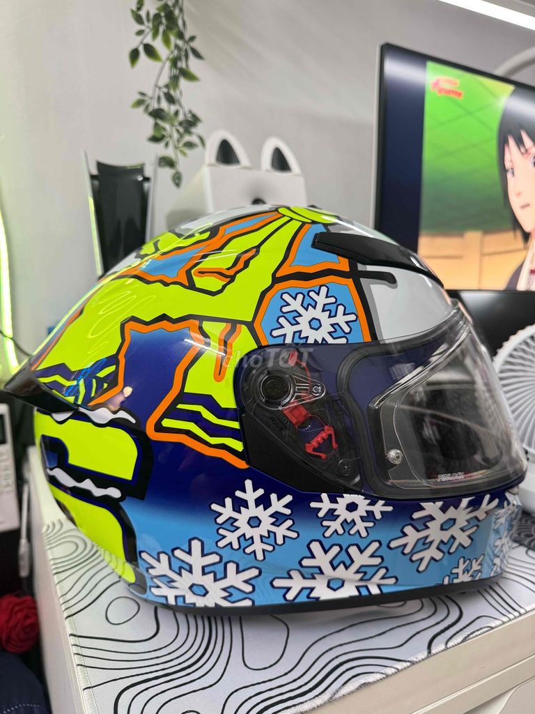 Nón fullface AGV K3 SV winter test 2016