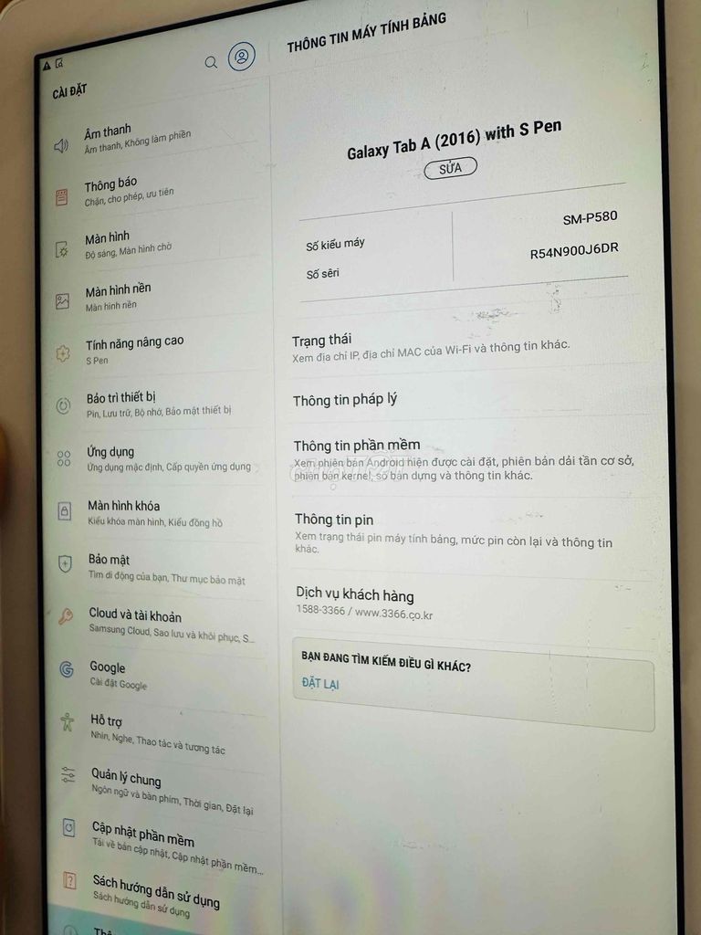 thanh lý máy tính bảng Samsung galaxy Tap A6 pen