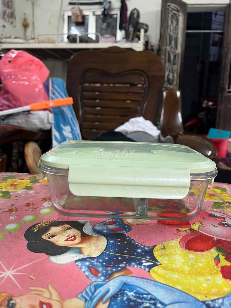 Hộp cơm thủy tinh xanh lá. Mua bán Dụng cụ nhà bếp tại Quận Hoàng Mai Hà Nội được đăng bởi Kairiyeudau hình 1