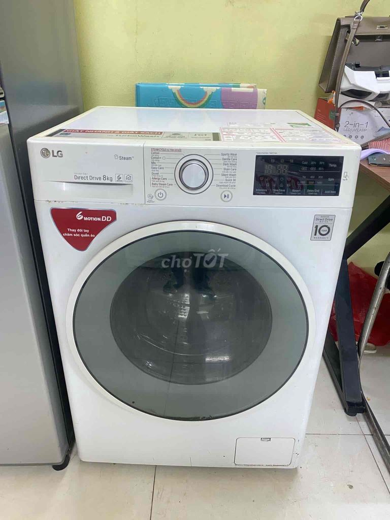 máy giặt lg 8kg vỉ mạch -sơn zin 100%