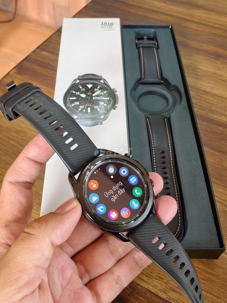 Samsung Galaxy Watch 3 Classic Đen 45mm LTE. Mua bán Thiết bị đeo thông minh tại Quận 6 Tp Hồ Chí Minh được đăng bởi Điện thoại chất mỗi ngày hình 1