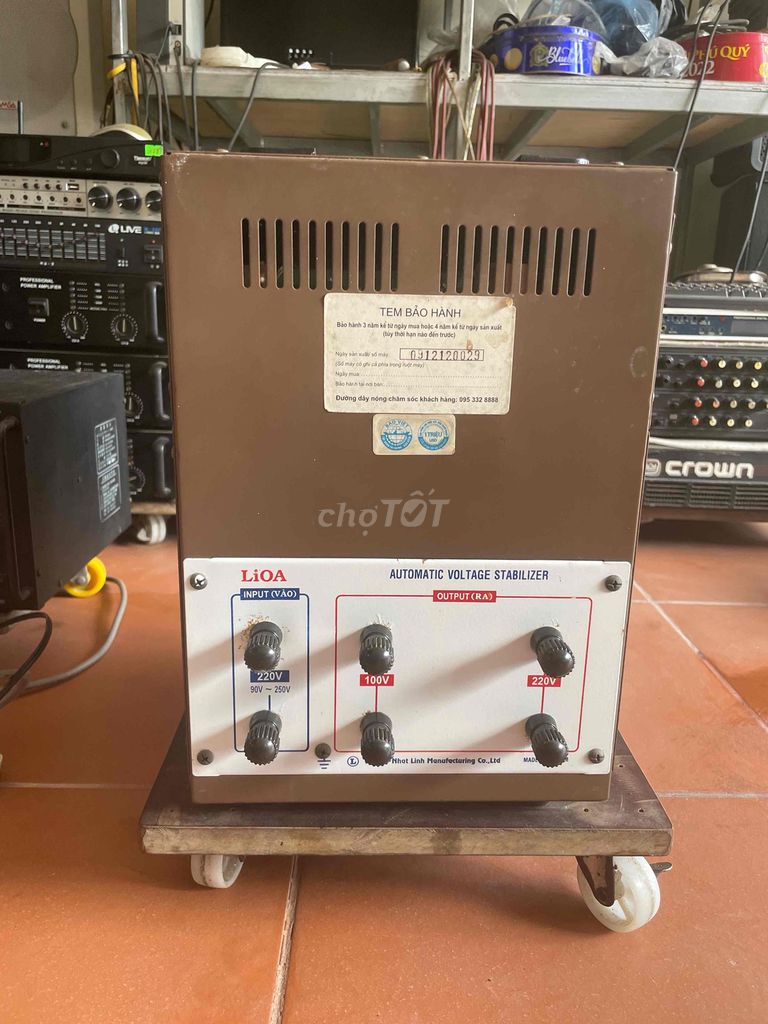 Ổn áp LIOA DRI-7500 mays dây đồng đẹp zin. Mua bán Nội thất, đồ gia dụng khác tại Huyện An Lão Hải Phòng được đăng bởi MẠNH CƯỜNG hình 1