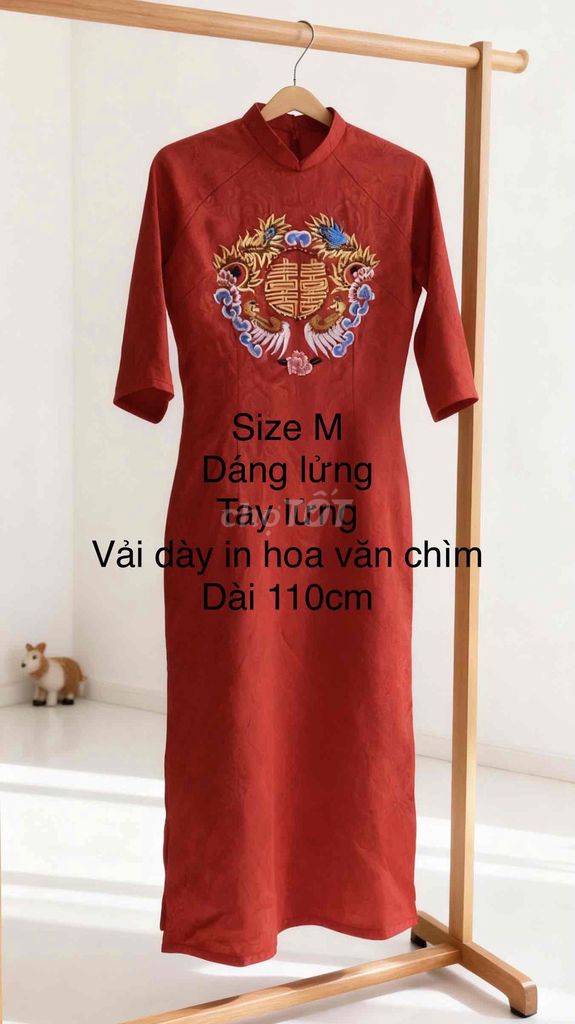 Áo dài Nữ Vải giả gấm size M. Mua bán Quần áo tại Quận Lê Chân Hải Phòng được đăng bởi Hương Dung hình 1