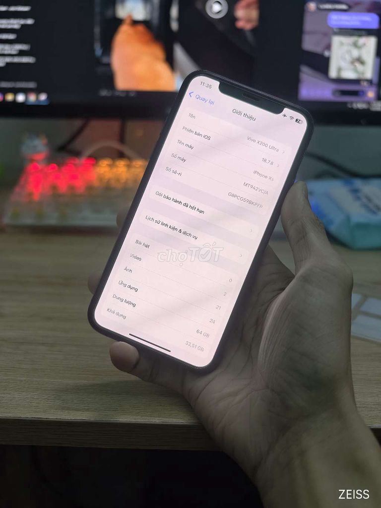 Apple iPhone Xs 64GB Đen. Mua bán Điện thoại tại Thành phố Thuận An Bình Dương được đăng bởi Nghĩa hình 1