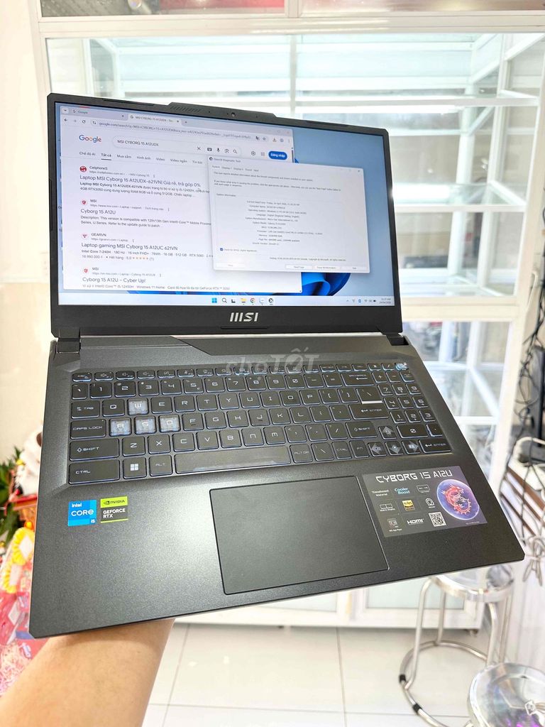 MSI Cyborg 15 i5-12450H 15.6 inch 16GB/512GB. Mua bán Laptop tại Thành phố Nha Trang Khánh Hòa được đăng bởi Toàn hình 1
