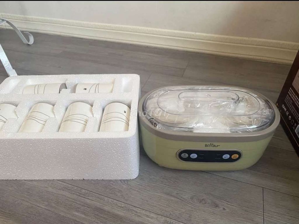 Máy làm sữa chua Bear mới 100% thố sứ. Mua bán Bếp, lò, đồ điện nhà bếp tại Quận 8 Tp Hồ Chí Minh được đăng bởi Thu Thu hình 1