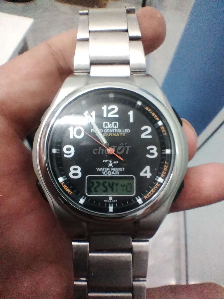 Đồng hồ Q&Q(Citizen)năng lượng mặt trời,size 43 mm