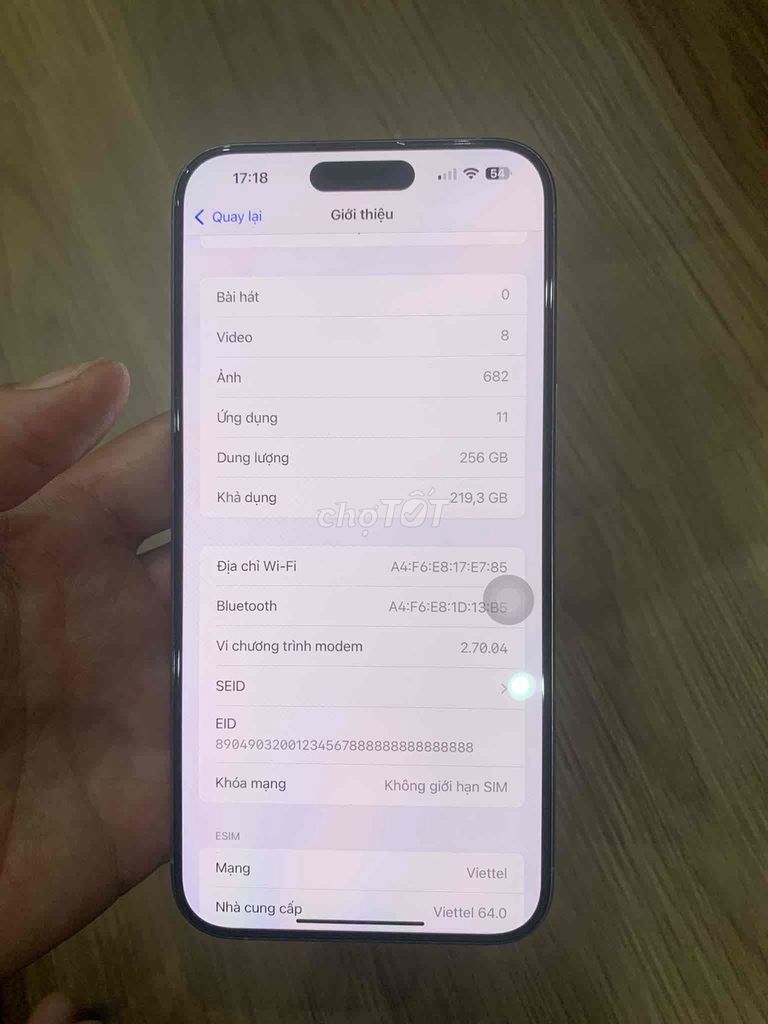 Apple iPhone 15 Pro Max 256GB qte mỹ cnc khay sim. Mua bán Điện thoại tại Quận Long Biên Hà Nội được đăng bởi thanh bông hình 1
