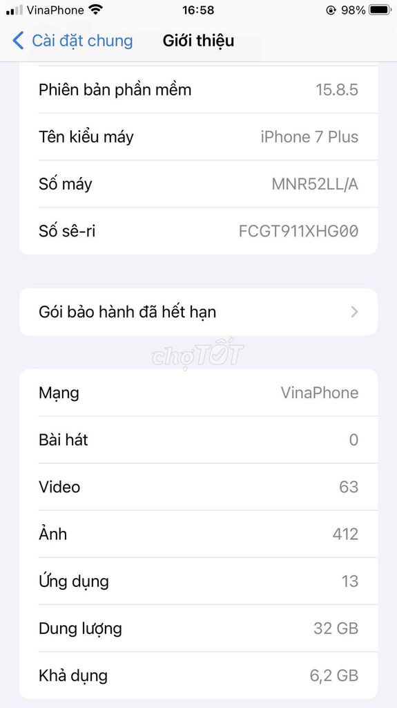 Apple iPhone 7 Plus 32GB Đen. Mua bán Điện thoại tại Quận Nam Từ Liêm Hà Nội được đăng bởi Minh Dương hình 1