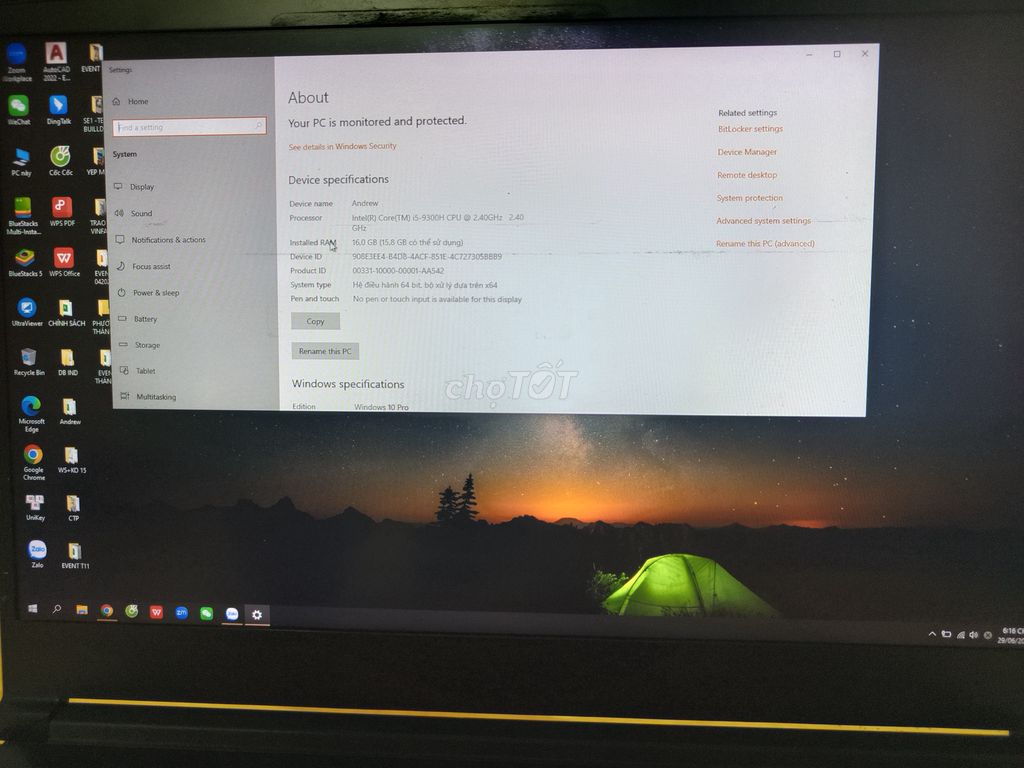 MSI GF63 Thin 9RCX i5 9th 16GB/256GB Đen. Mua bán Laptop tại Thành phố Biên Hòa Đồng Nai được đăng bởi Nguyễn Hùng hình 1