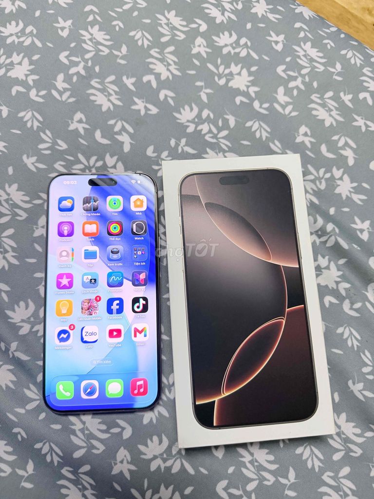 Apple iPhone 16 Pro Max 256GB Vàng Nguyên zin. Mua bán Điện thoại tại Thành phố Biên Hòa Đồng Nai được đăng bởi lê toàn hình 1