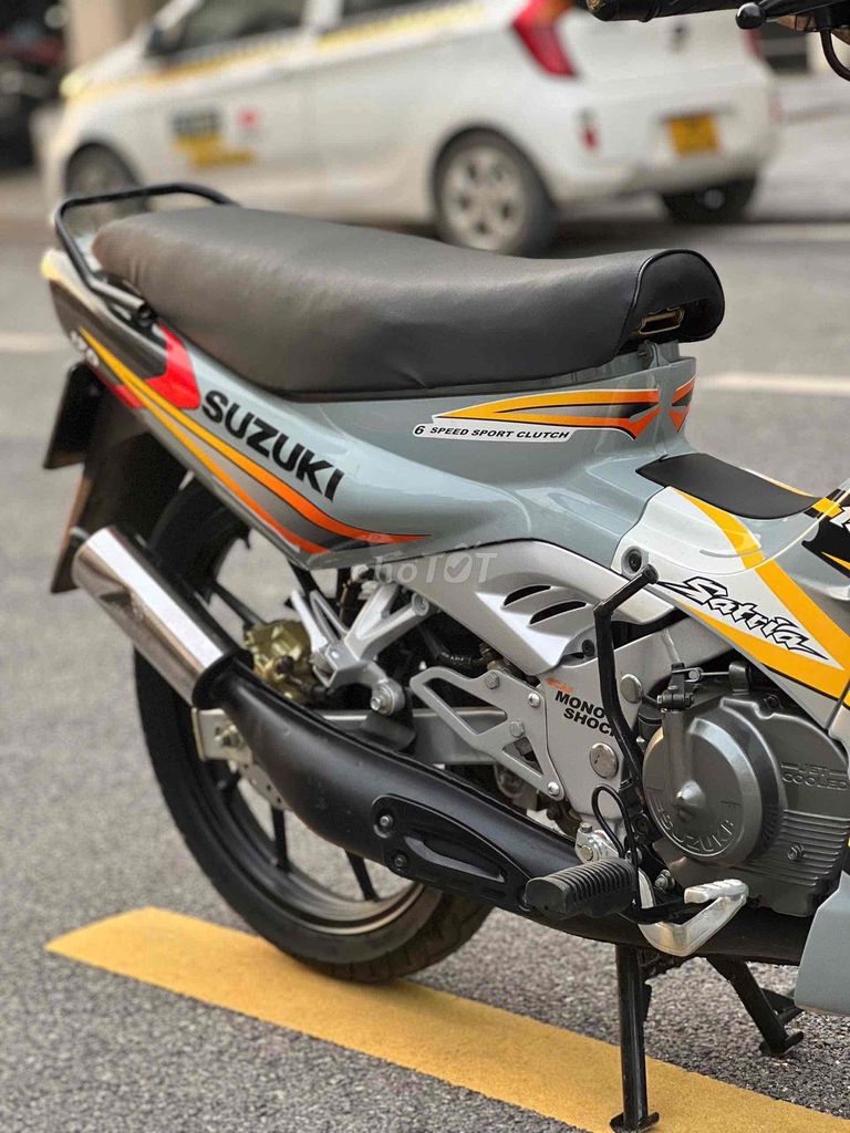 Satria 120 Xám Xi Măng. Mua bán Xe máy tại Quận Hoàng Mai Hà Nội được đăng bởi Sport Motor hình 4