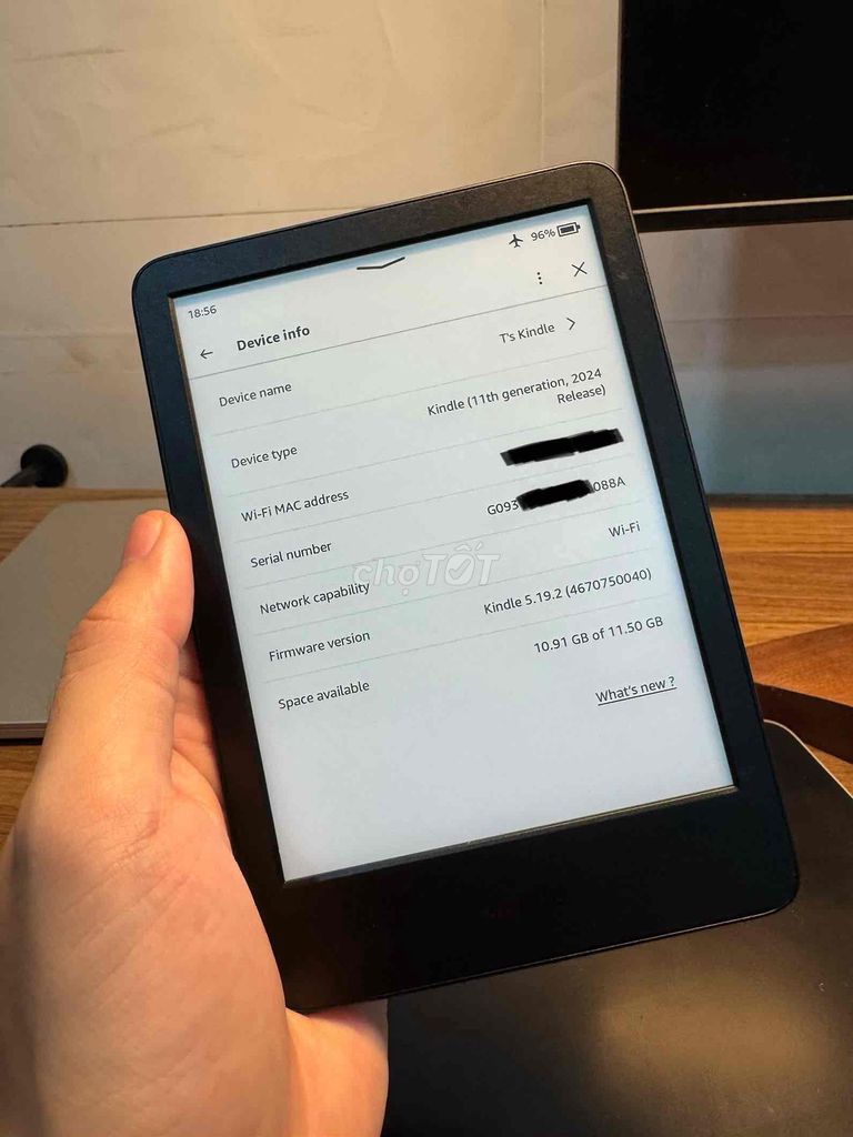 Máy đọc sách Amazon Kindle Basic 2024. Mua bán Máy tính bảng tại Quận 10 Tp Hồ Chí Minh được đăng bởi Trần Văn Ba hình 1