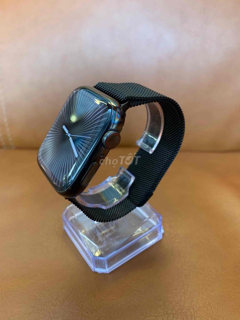 llapple watch sr8:45 Thép đen nguyên zin 100%