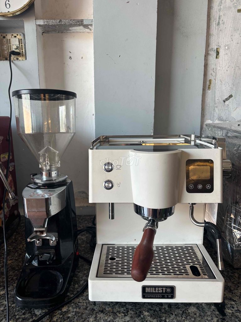 Máy pha cà phê Milesto EM19 M4 + 021. Mua bán Bếp, lò, đồ điện nhà bếp tại Thành phố Qui Nhơn Bình Định được đăng bởi Quý Phan hình 1