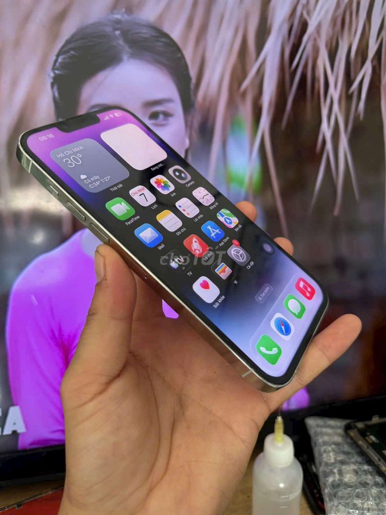 Apple iPhone 13prm Trắng. Mua bán Điện thoại tại Quận Ninh Kiều Cần Thơ được đăng bởi Vampire hình 1