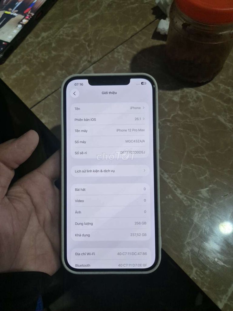 iPhone 12 Pro Max 256GB Đen - Đã Sửa Chữa. Mua bán Điện thoại tại Huyện Đông Anh Hà Nội được đăng bởi Thuc hình 1