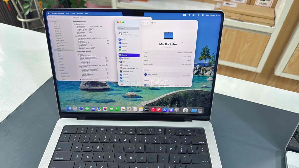 Máy keng- Macbook Pro 14” M1/32/1TB- Pin 100. Mua bán Laptop tại Quận Thanh Khê Đà Nẵng được đăng bởi Tín Phát Apple hình 1