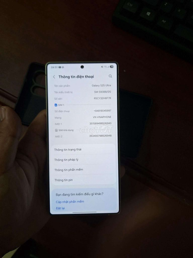 Samsung S25 Ultra Bạc. Mua bán Điện thoại tại Huyện Nho Quan Ninh Bình được đăng bởi Hải hình 1