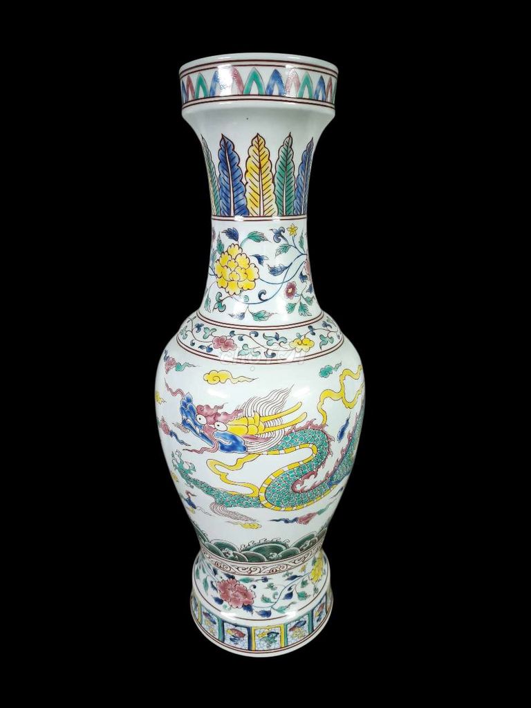 Bình gốm Rồng 55cm lành lặn. Mua bán Đồ sưu tầm, đồ cổ tại Quận 11 Tp Hồ Chí Minh được đăng bởi Quyen Tran hình 1