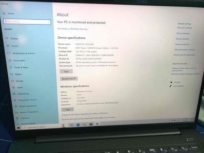 Lenovo ideapad 5 pro ( Ryzen7- 6800HS/16gb/512gb )