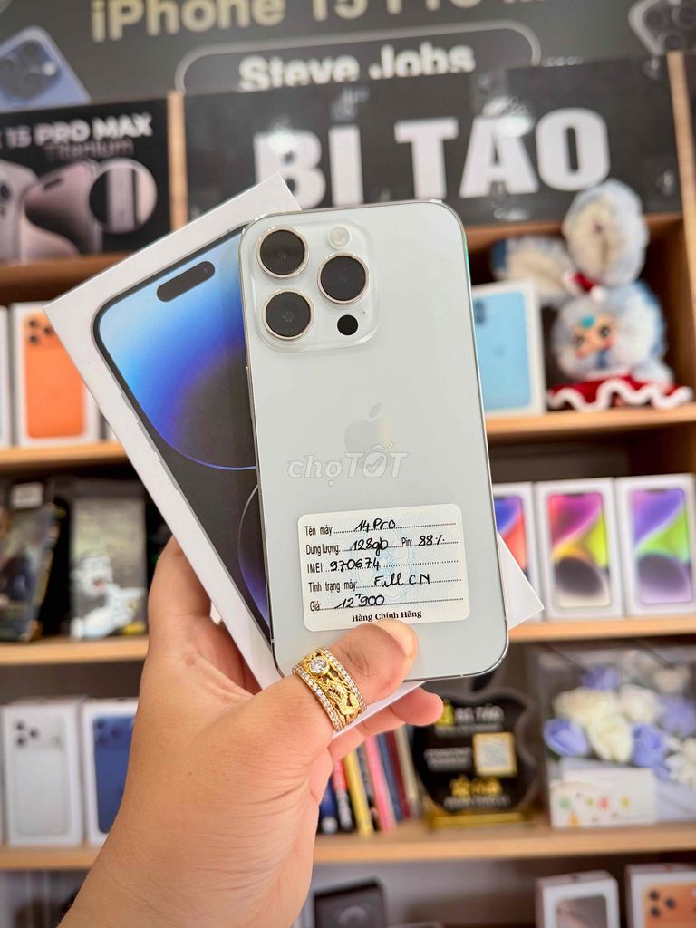 Apple iPhone 14 Pro 128GB Bạc. Mua bán Điện thoại tại Thành phố Long Xuyên An Giang được đăng bởi Bi Táo Store hình 1