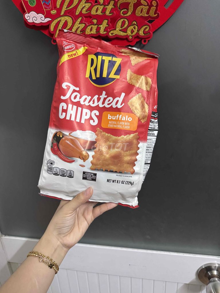 Bánh snack Nabisco Toasted Chips Buffalo. Mua bán Đồ ăn, thực phẩm và các loại khác tại Quận 6 Tp Hồ Chí Minh được đăng bởi Mỹ Tiên hình 1