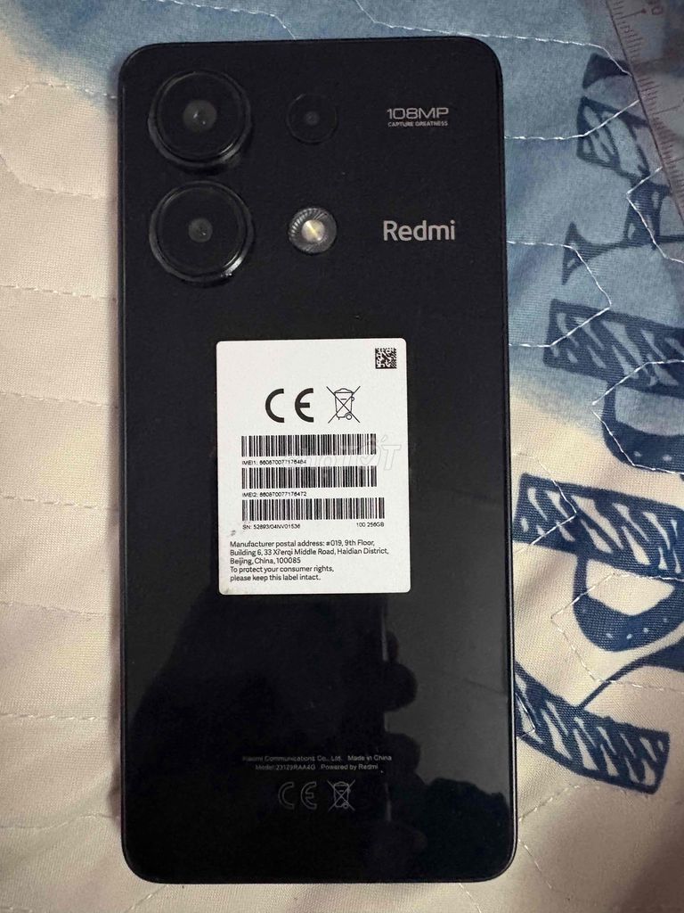 Redmi Note 13 8GB/256GB. Mua bán Điện thoại tại Huyện Vĩnh Thạnh Cần Thơ được đăng bởi Lê Duy Phong hình 2