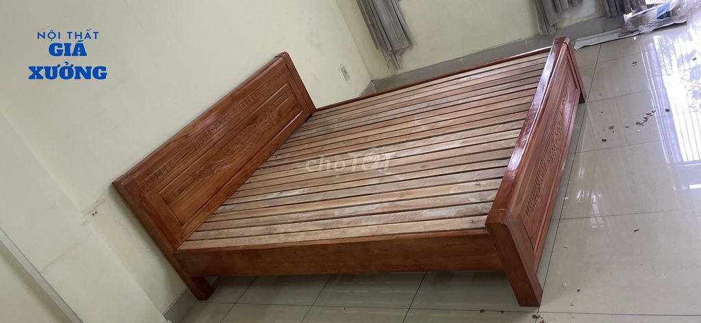 GIƯỜNG GỖ CAO CẤP GIẢM GIẢ = MIỄN SHIP. Mua bán Giường, chăn ga gối nệm tại Huyện Cần Giuộc Long An được đăng bởi Nội thất giá xưởng TL hình 1