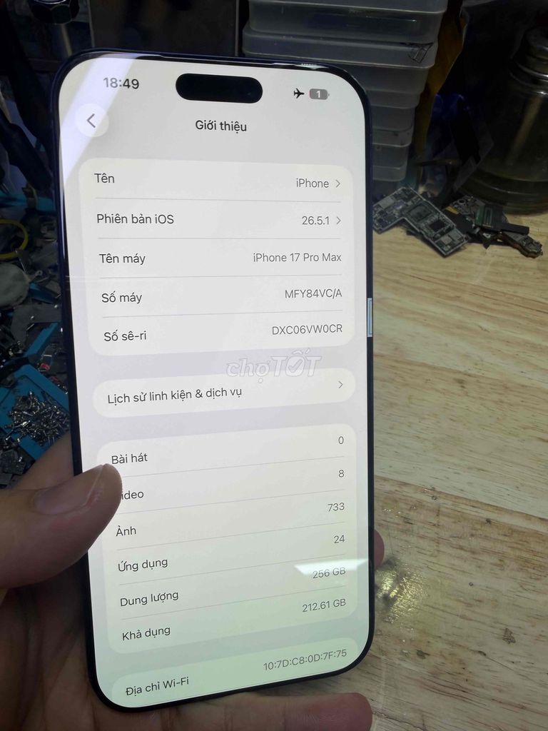 Apple iPhone 17 Pro Max 256GB Blue. Mua bán Điện thoại tại Quận 10 Tp Hồ Chí Minh được đăng bởi Táo Hí hình 1