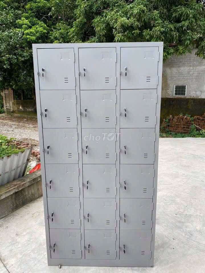Tủ locker Sơn tĩnh điện Xám 2 năm. Mua bán Đồ dùng văn phòng tại Quận Nam Từ Liêm Hà Nội được đăng bởi Muoi Nguen hình 1
