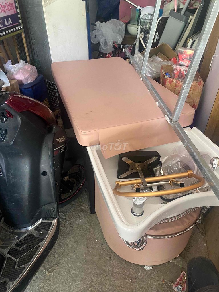 Giường gội Gỗ sứ Hồng vòm dưỡng sinh và Ghế Nail. Mua bán Nội thất, đồ gia dụng khác tại Huyện Nhà Bè Tp Hồ Chí Minh được đăng bởi Thiên Hạnh hình 1