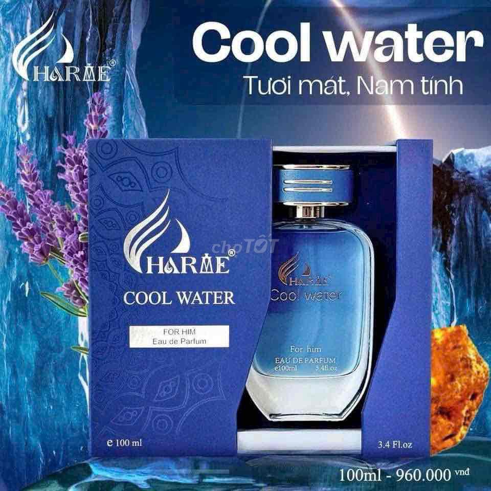 Nước hoa Charme Cool Water Nam 100ml. Mua bán Nước hoa tại Quận Cái Răng Cần Thơ được đăng bởi Vân Store Charme hình 1