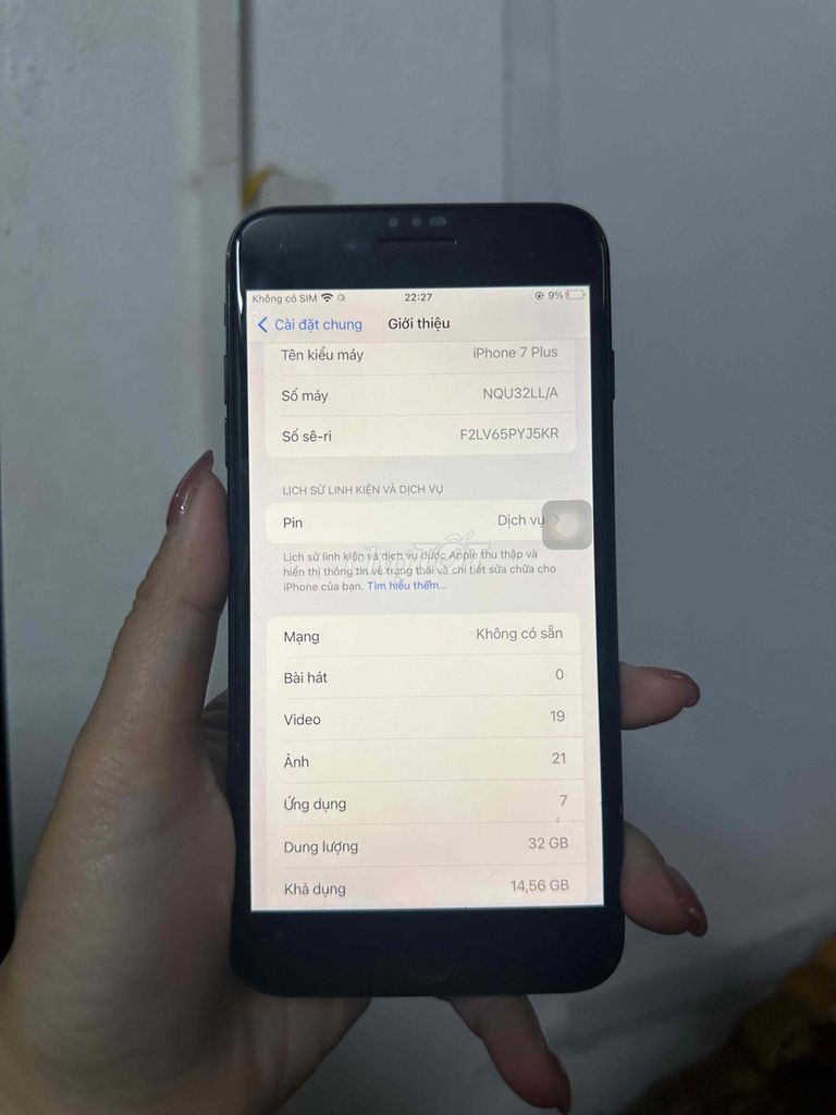 IPHONE 7 PLUS 32GB FULL CHỨC NĂNG